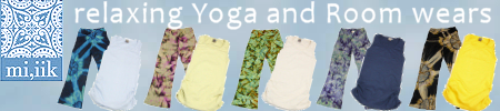 ♥ Yoga Wear/ヨガウェア/MI,IIK（ミイック）のリラックスヨガウェアなど ♥